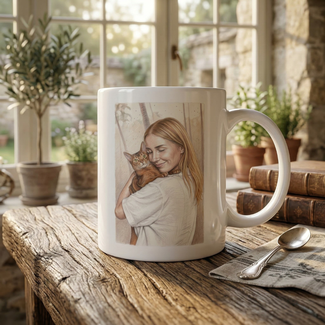 Retrato Ilustrado Realista Personalizado