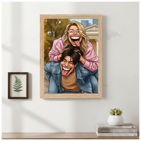 Retrato Ilustrado Caricatura Humorística Personalizado