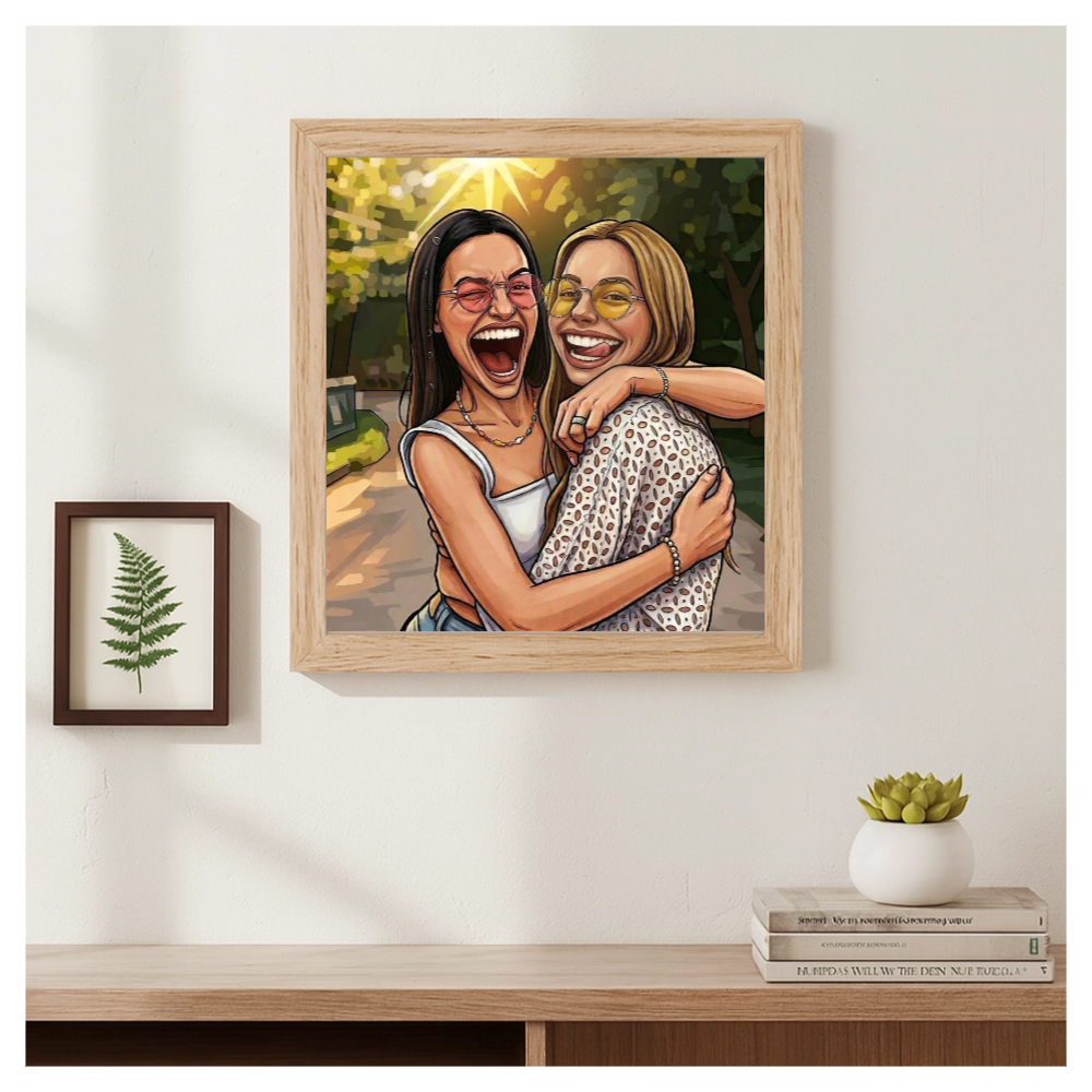 Retrato Ilustrado Caricatura Humorística Personalizado
