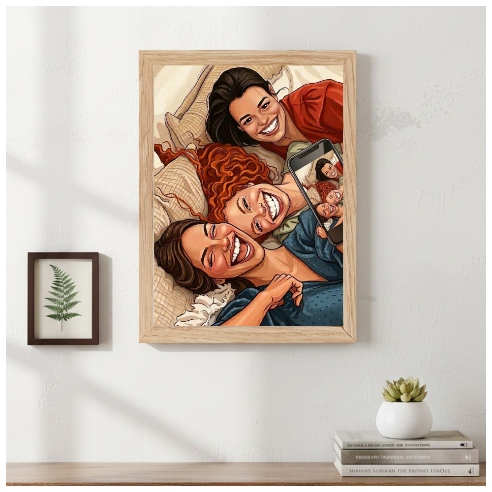 Retrato Ilustrado Caricatura Humorística Personalizado
