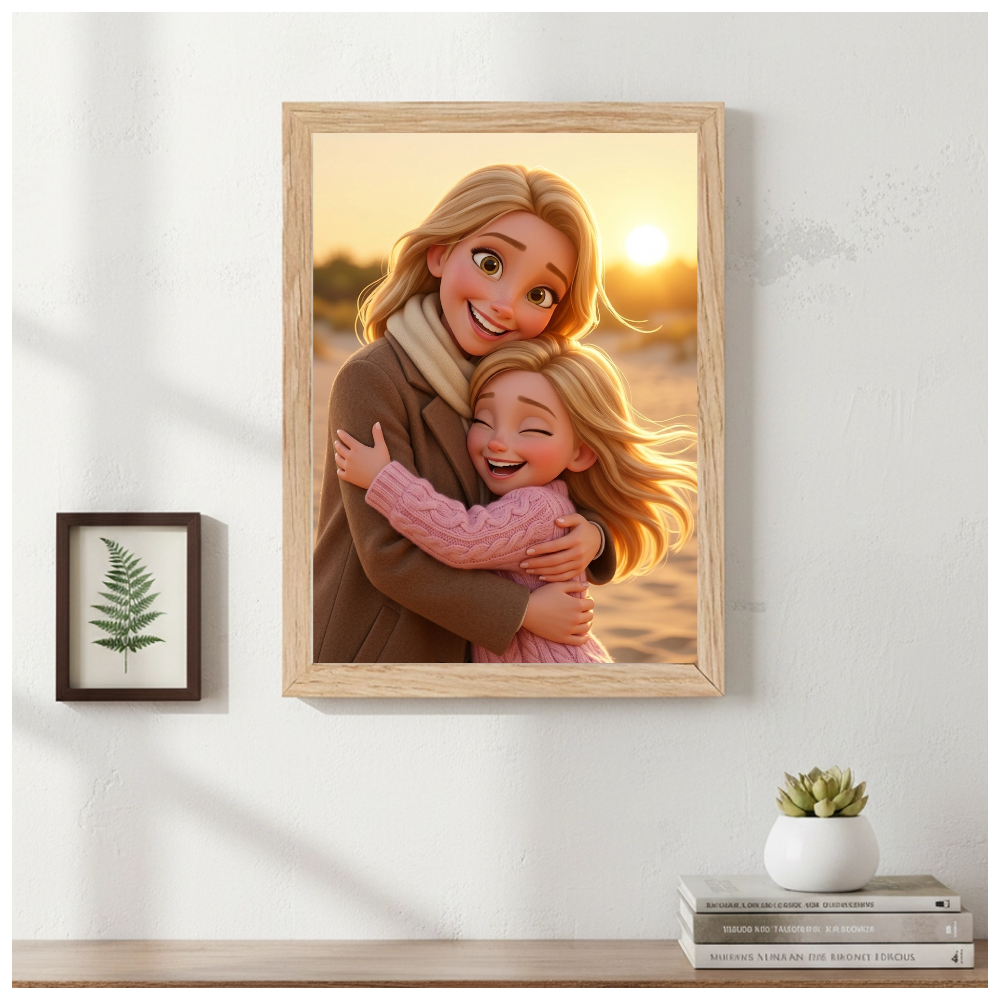 Retrato Ilustrado Caricatura 3D Pixar Personalizado
