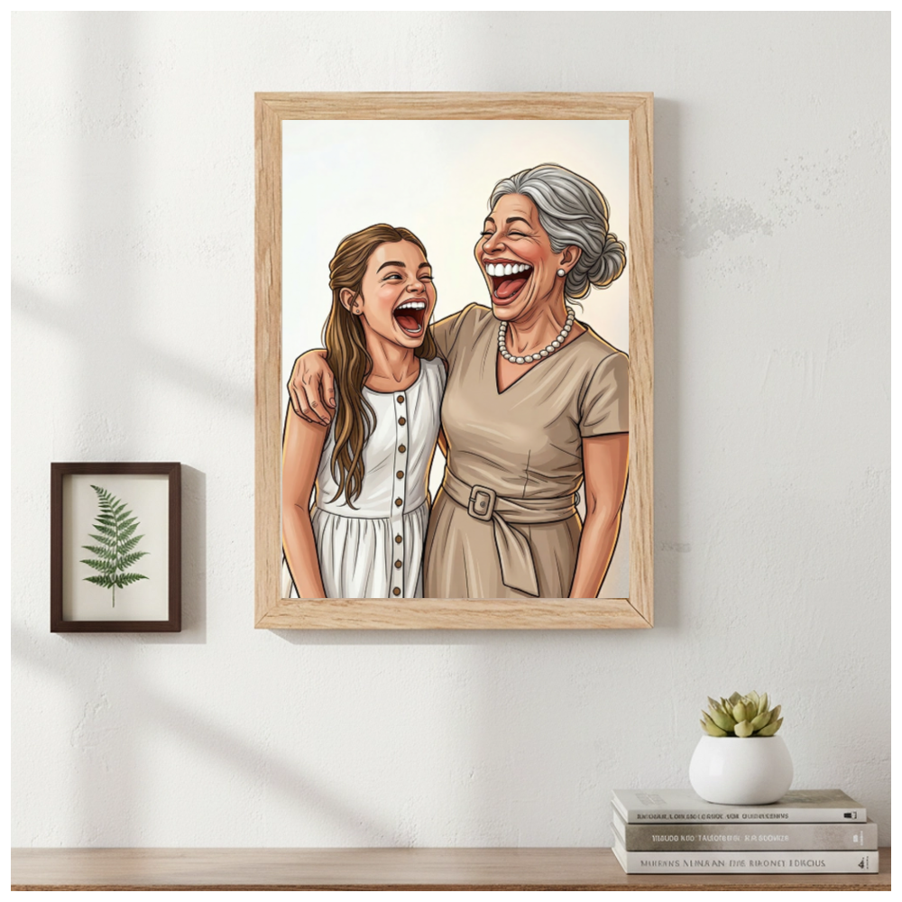 Retrato Ilustrado Caricatura Humorística Personalizado