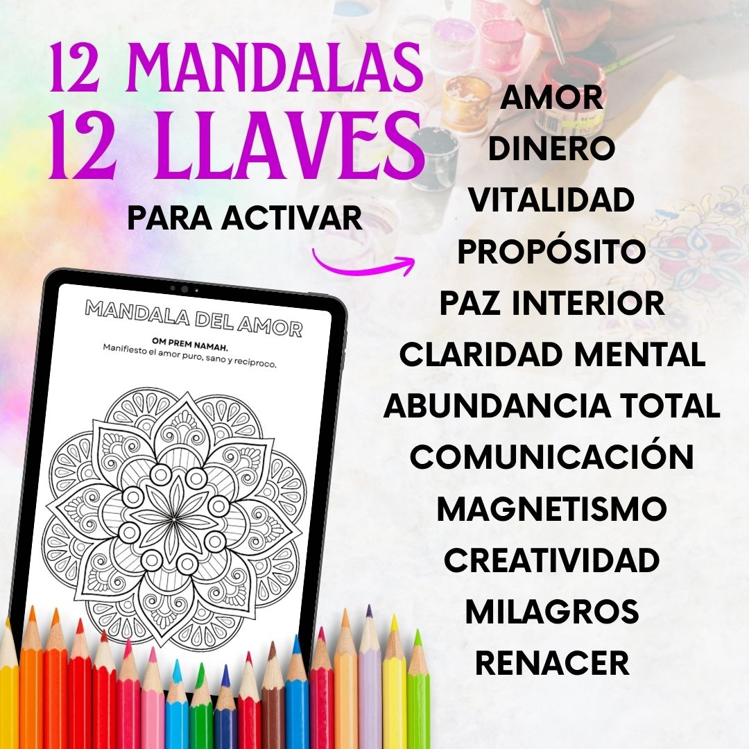 Ebook "Magia con Mandalas" | Coloreá Mientras Abrís Caminos