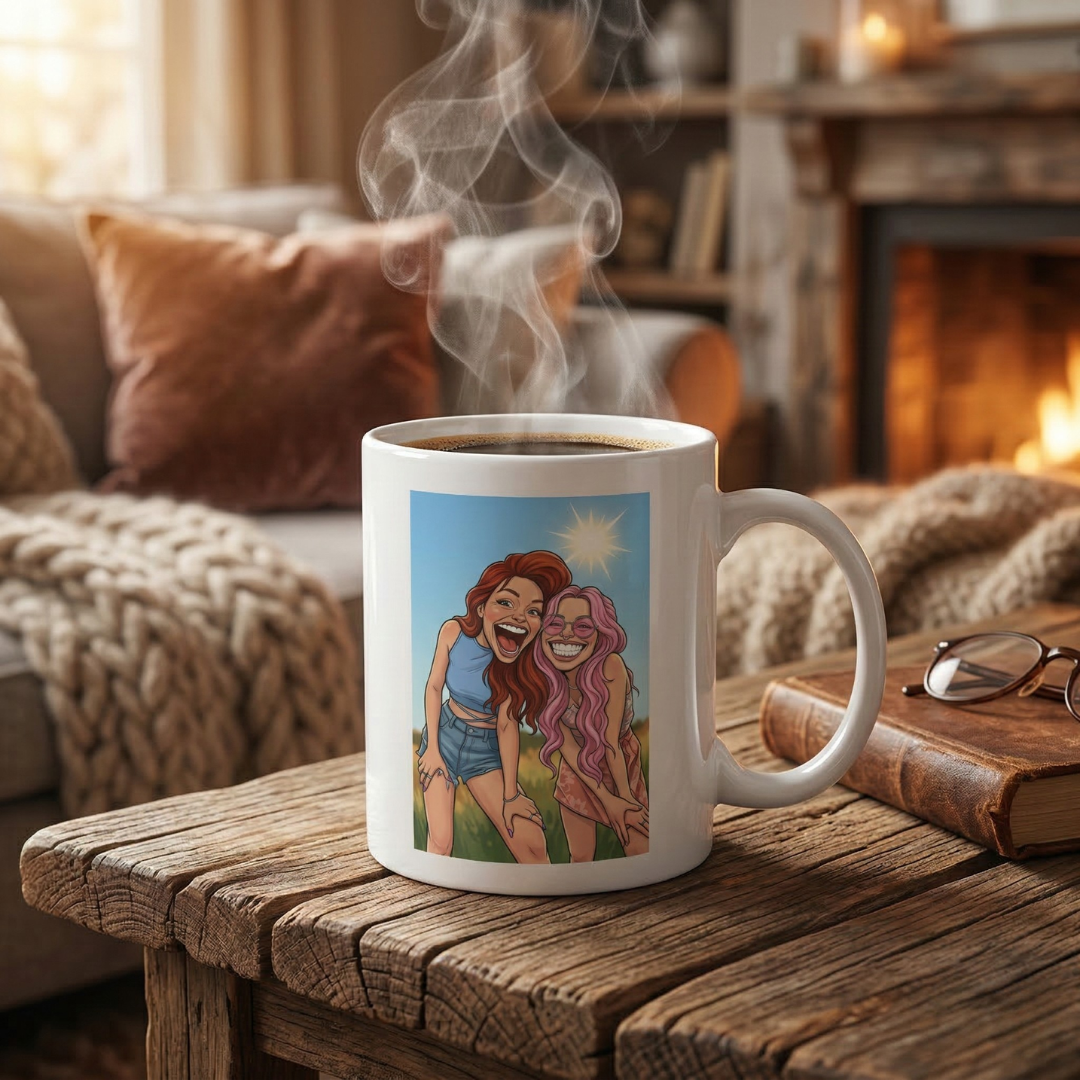 Retrato Ilustrado Caricatura Humorística Personalizado