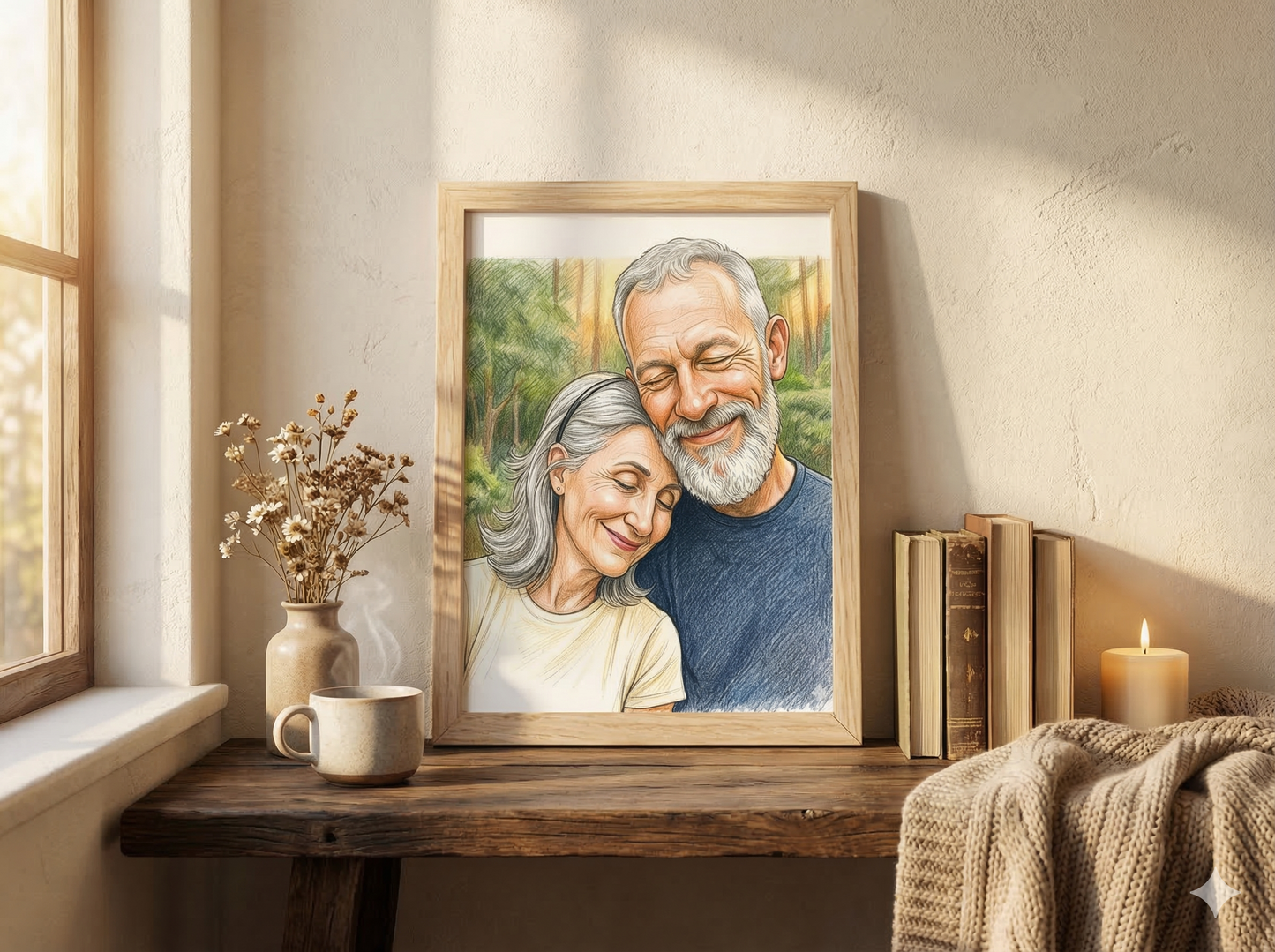Retrato Ilustrado Realista Personalizado