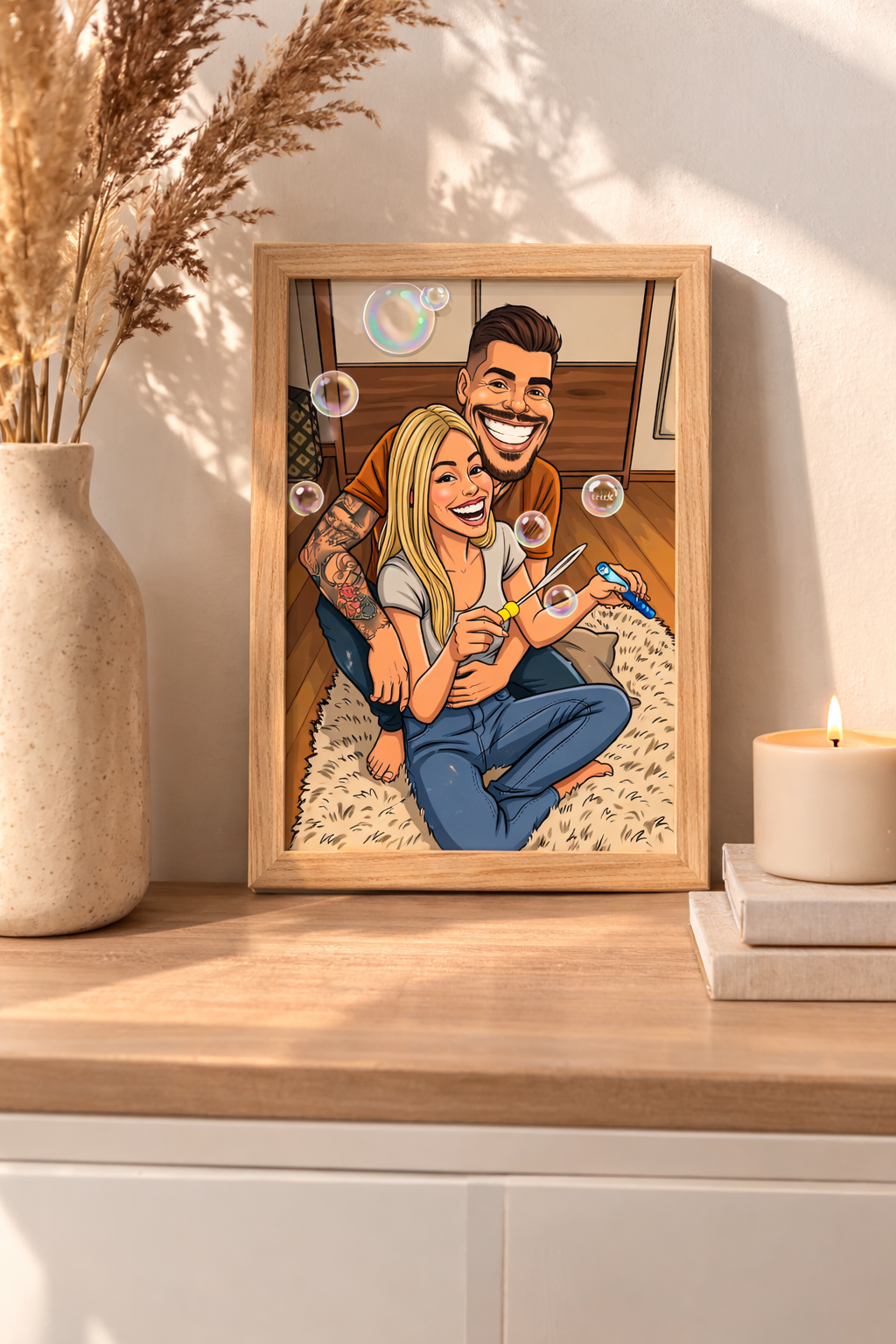 Retrato Ilustrado Caricatura Humorística Personalizado