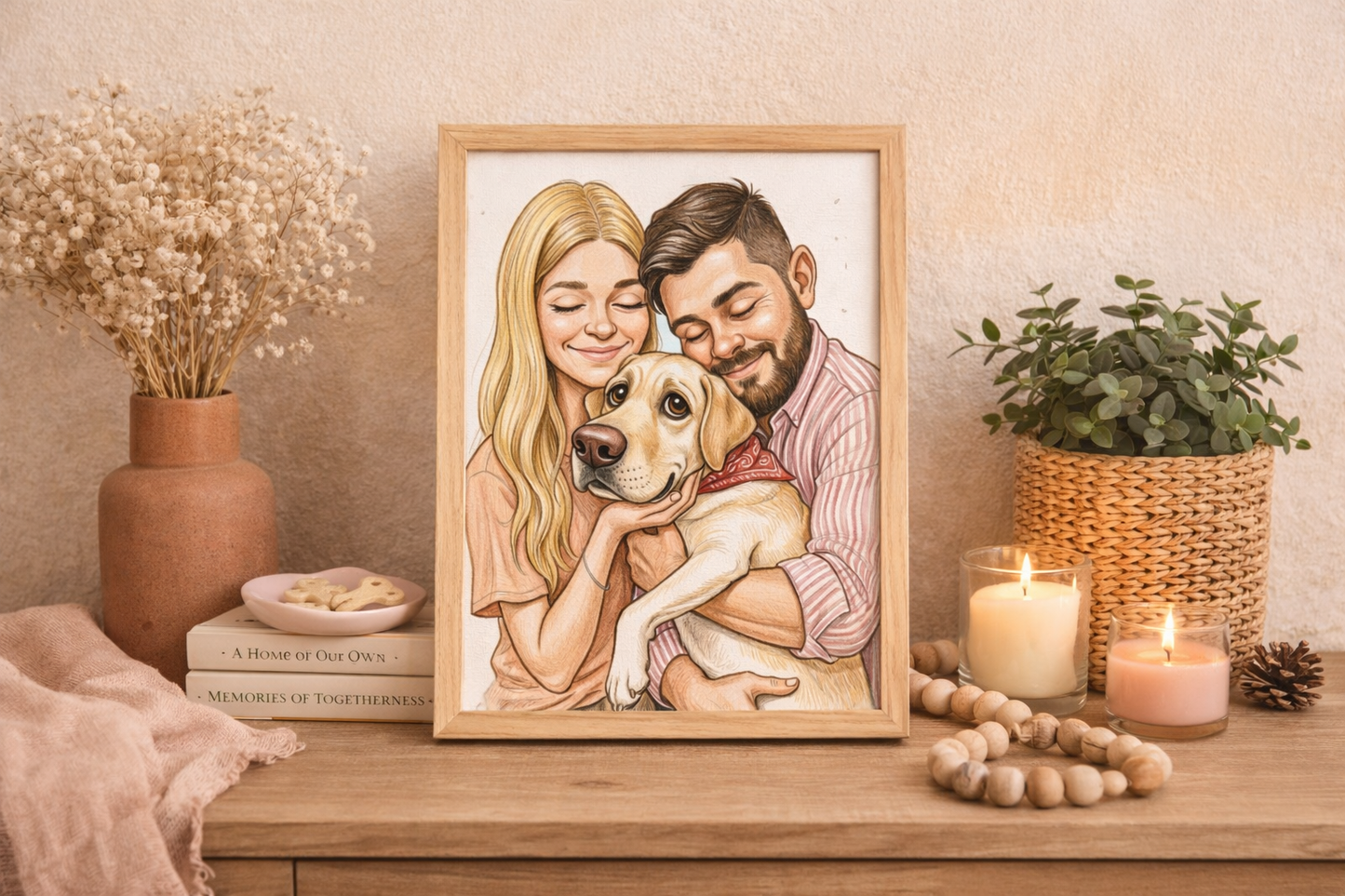 Retrato Ilustrado Realista Personalizado