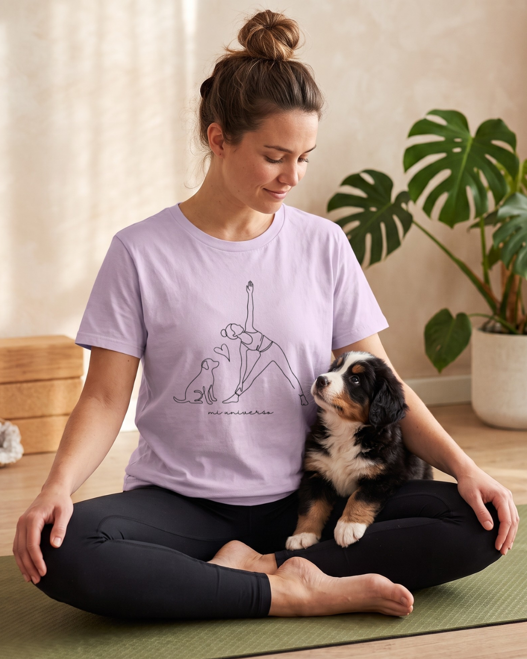 Remera Yoga #10 | Mi Universo Perrito