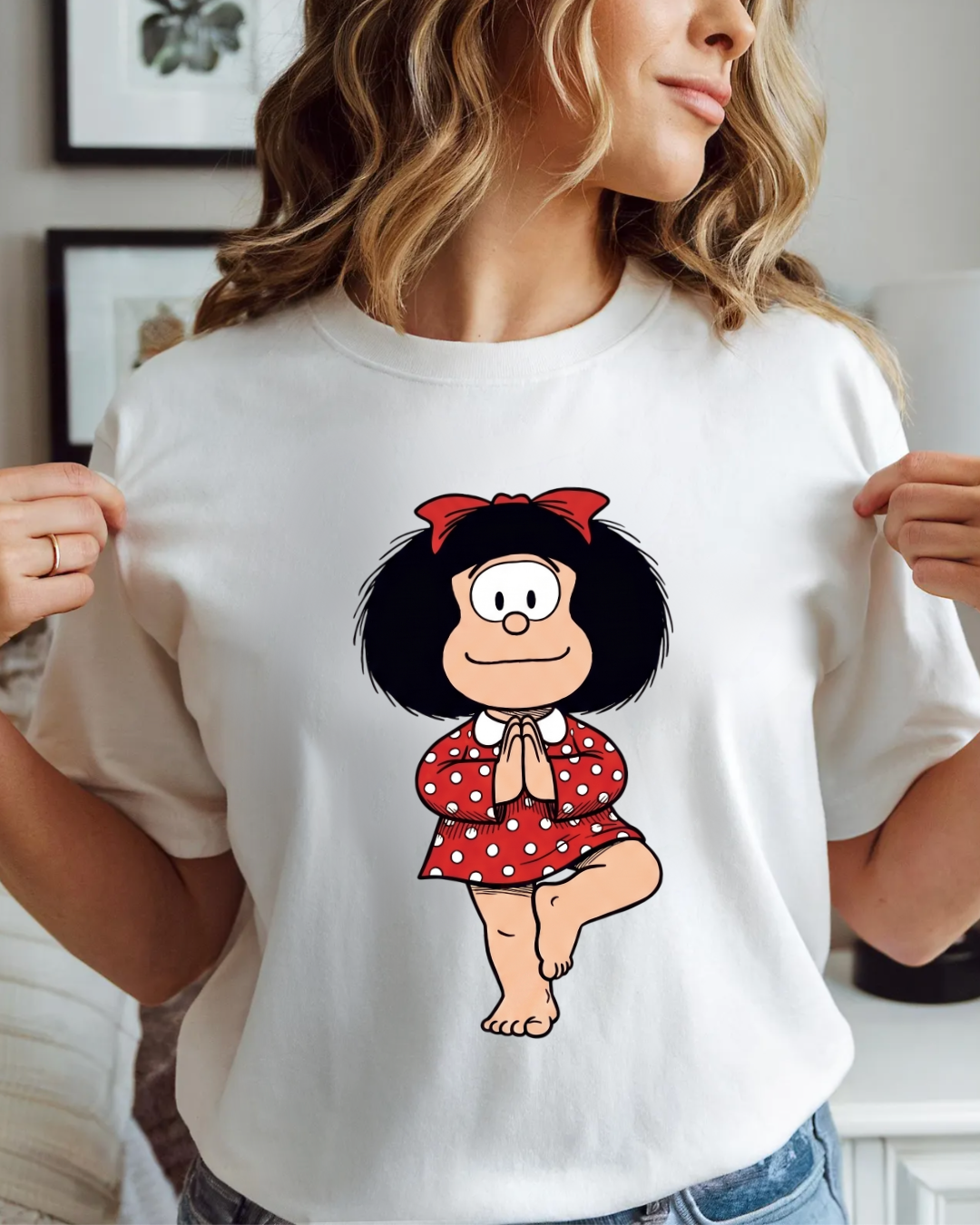 Remera Yoga #18 | Mafalda