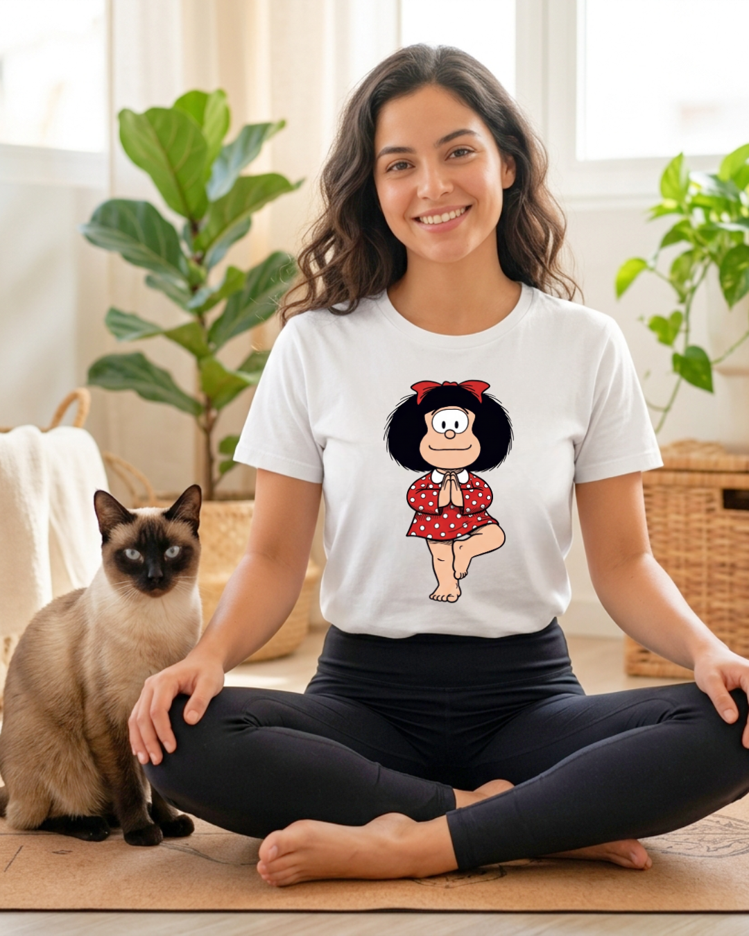 Remera Yoga #18 | Mafalda