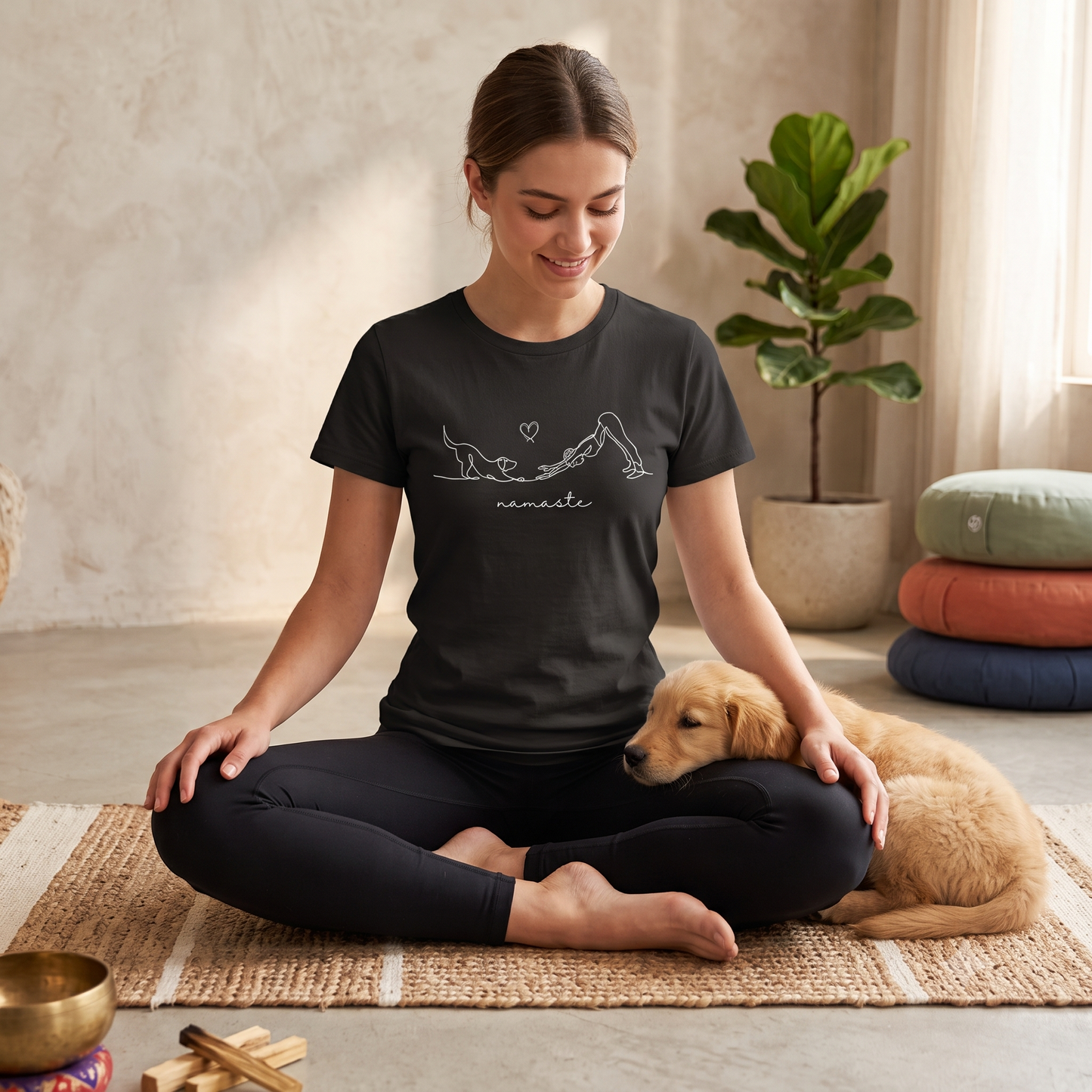 Remera Yoga #1 | Namaste Perrito