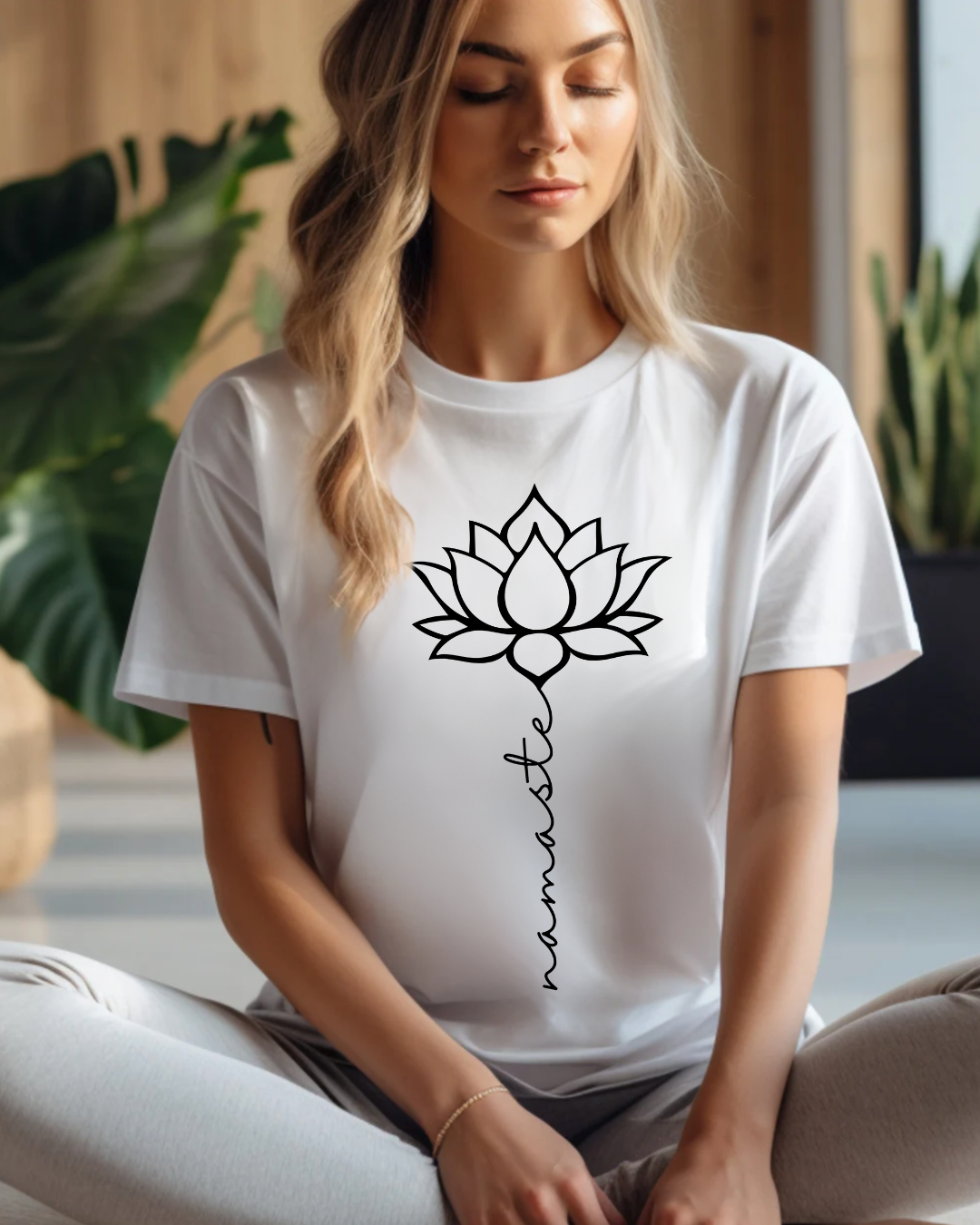 Remera Yoga #30 | Namaste Flor