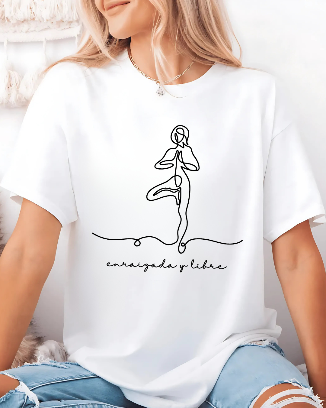 Remera Yoga #32 | Enraizada y Libre