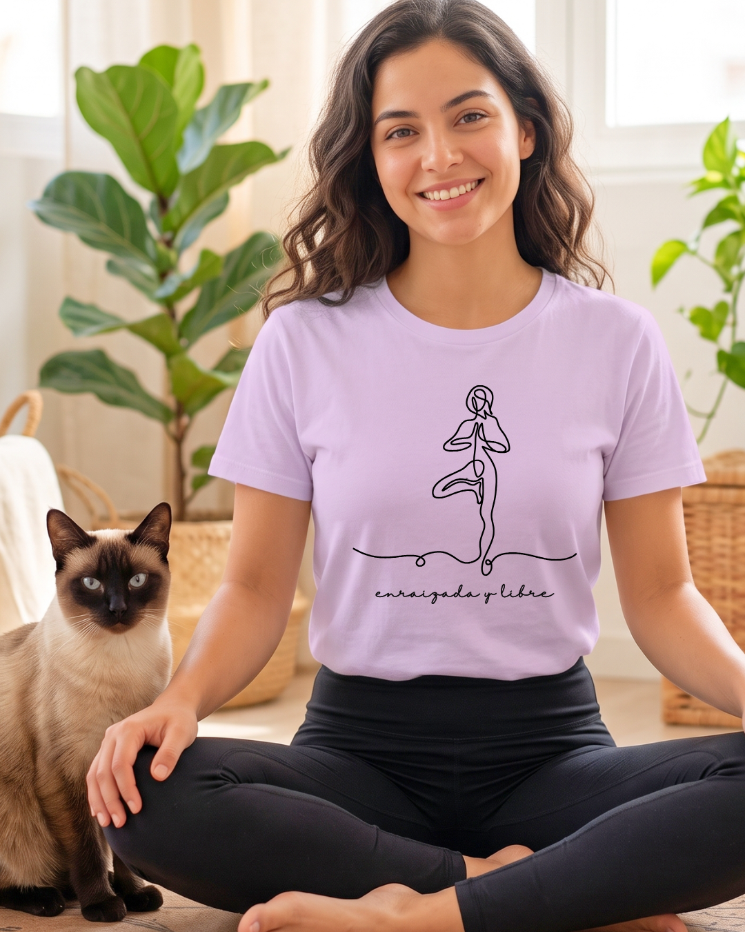 Remera Yoga #32 | Enraizada y Libre