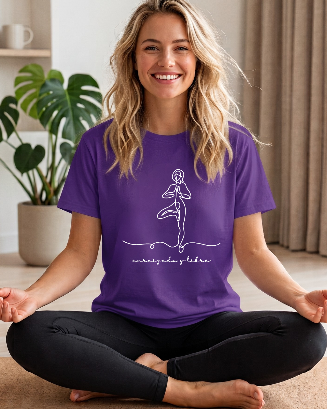 Remera Yoga #32 | Enraizada y Libre