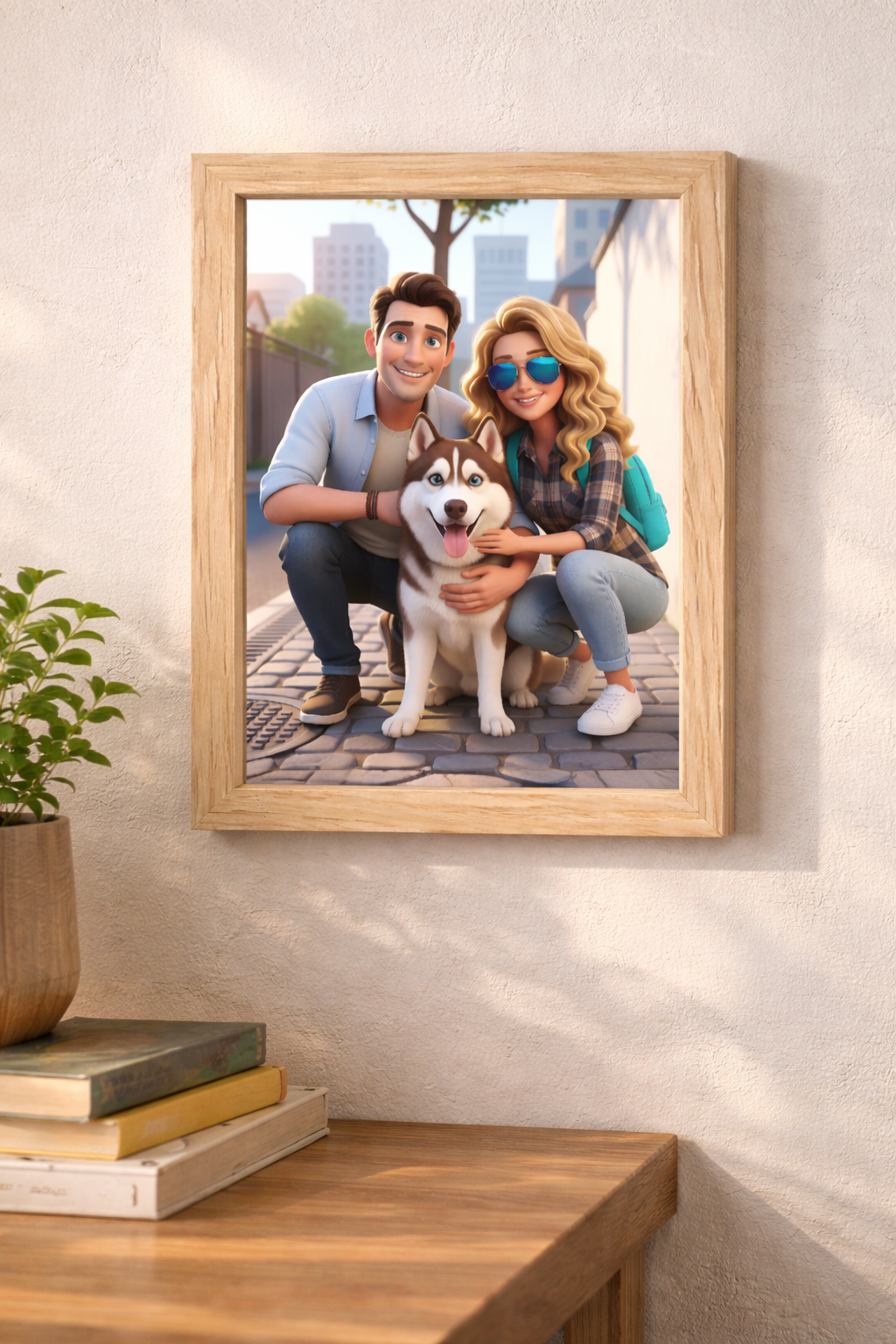 Retrato Ilustrado Caricatura 3D Pixar Personalizado